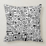 040512 - Black on White pillows