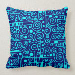 040512 - Cyan on Deep Navy pillows