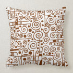 040512 - Dark Brown on White pillows