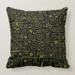 040512 - Deep Olive on Black pillows