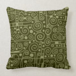 040512 - Khaki on Dark Olive pillows