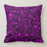 040512 - Magenta on Black pillows