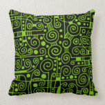 040512 - Martian Green on Black pillows