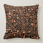 040512 - Peach on Black pillows