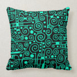 040512 - Turquoise on Black pillows