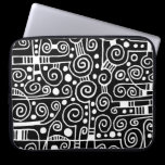 040512 - White on Black laptop sleeves