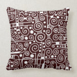 040512 - White on Dark Brown pillows