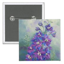 0429 Purple Delphinium Button