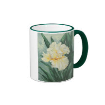 0434 Cream Iris Mugs