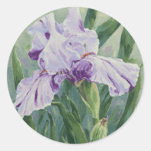 0440 Purple Iris Stickers