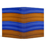 04 Blue & Orange Rainbow 1" Avery Binder