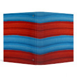 04 Blue & Red Rainbow 1" Avery Binder