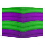 04 Green & Purple Rainbow 1" Avery Binder