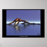 .04 Water Rock Sculpture Poster