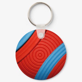 05 Blue & Red Keychain keychain