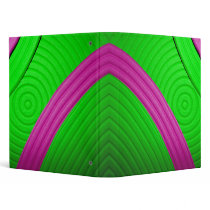 05 Pink & Green 1" Avery Binder