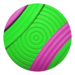 05 Pink & Green Sticker