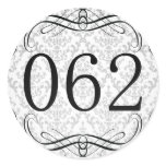 062 Area Code Round Stickers