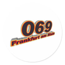 069 Frankfurt am Main Sticker