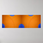 06 Double Blue & Orange Print
