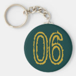 06 GRUNGE NUMBERS KEY CHAINS