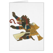 06.Mictlantecuhtli - Mayan/aztec Creator good Greeting Card