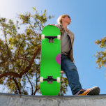 06 Pink & Green Skateboard