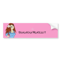 079, crown, DOMINICAN PRINCESS !!! bumper stickers by muneca02 079, crown, DOMINICAN PRINCESS !!! bumper stickers