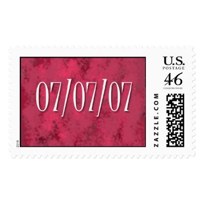 07/07/07 Wedding Stamps - Perfect for your wedding