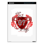 07 auto racing number tigers iPad 3 decals