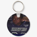 '07' Hawks Keychain