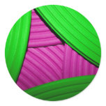 07 Pink & Green Sticker