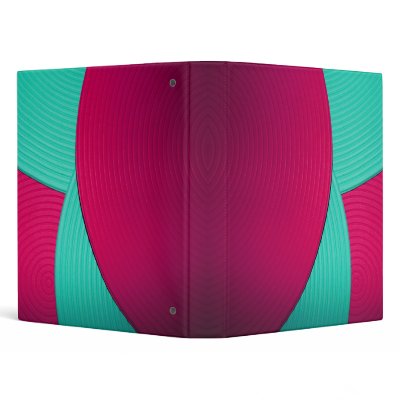 08 Blue & Pink Abstract Clouds 1" Avery Binder by colourmatt