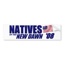 '08 BUMPER bumper stickers