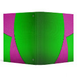 08 Pink & Green 1" Avery Binder