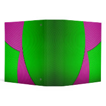 08 Pink & Green 2" Avery Binder