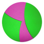 08 Pink & Green Sticker