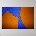 08 Single Blue & Orange Print