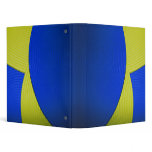 08 Yellow & Blue 1" Avery Binder