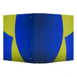 08 Yellow & Blue Abstract Clouds 1.5" Avery Binder