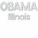 08AMA, Illinois embroidered shirts by 08bama 08AMA, Illinois embroidered shirts