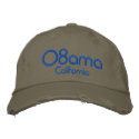 '08bama, California embroidered hats