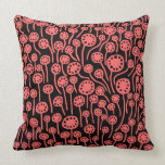 090512 - Tropical Pink on Black pillows