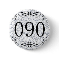 090 Area Code Pinback Buttons