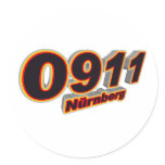 0911 Nuernberg Round Stickers
