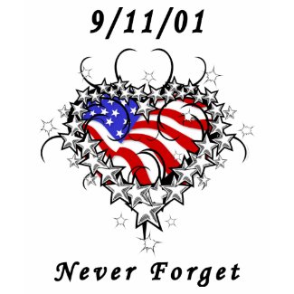09/11/01 Never Forget Patriotic T-Shirt shirt