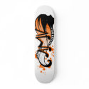 09 logo skateboard