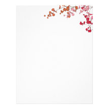 $0.90 Petal Leaves Letterhead / Invitations