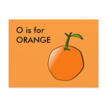 "0" Alphabet Flashcard postcards by Regella "0" Alphabet Flashcard postcards