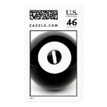 0-ball billiard ball postal stamp